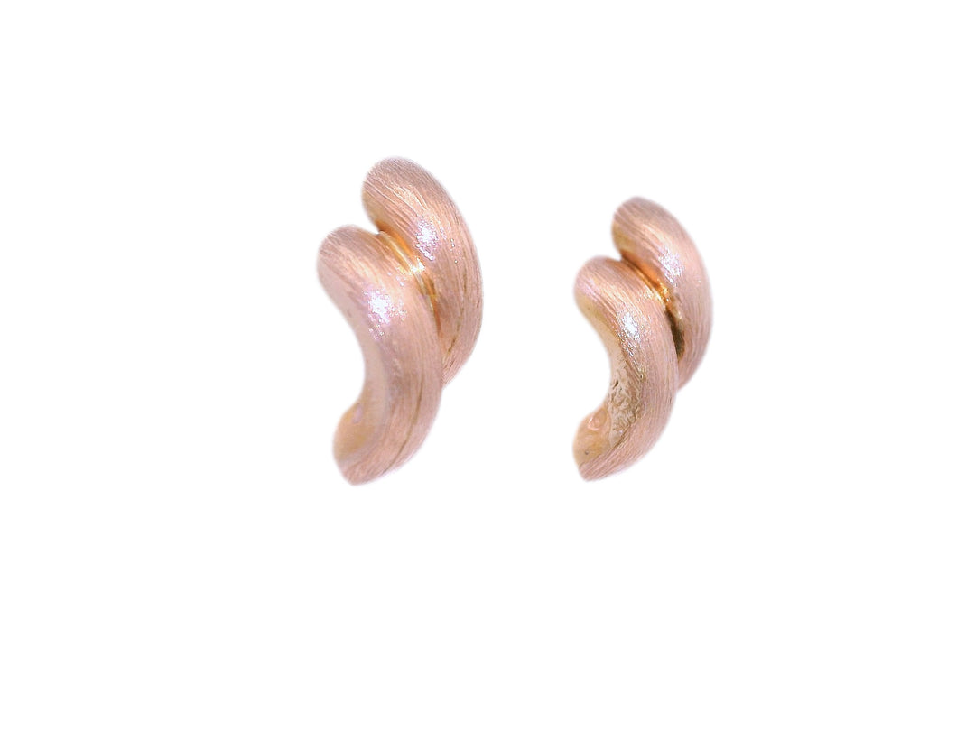 Together Swirl Earrings in 14KT Rose Gold