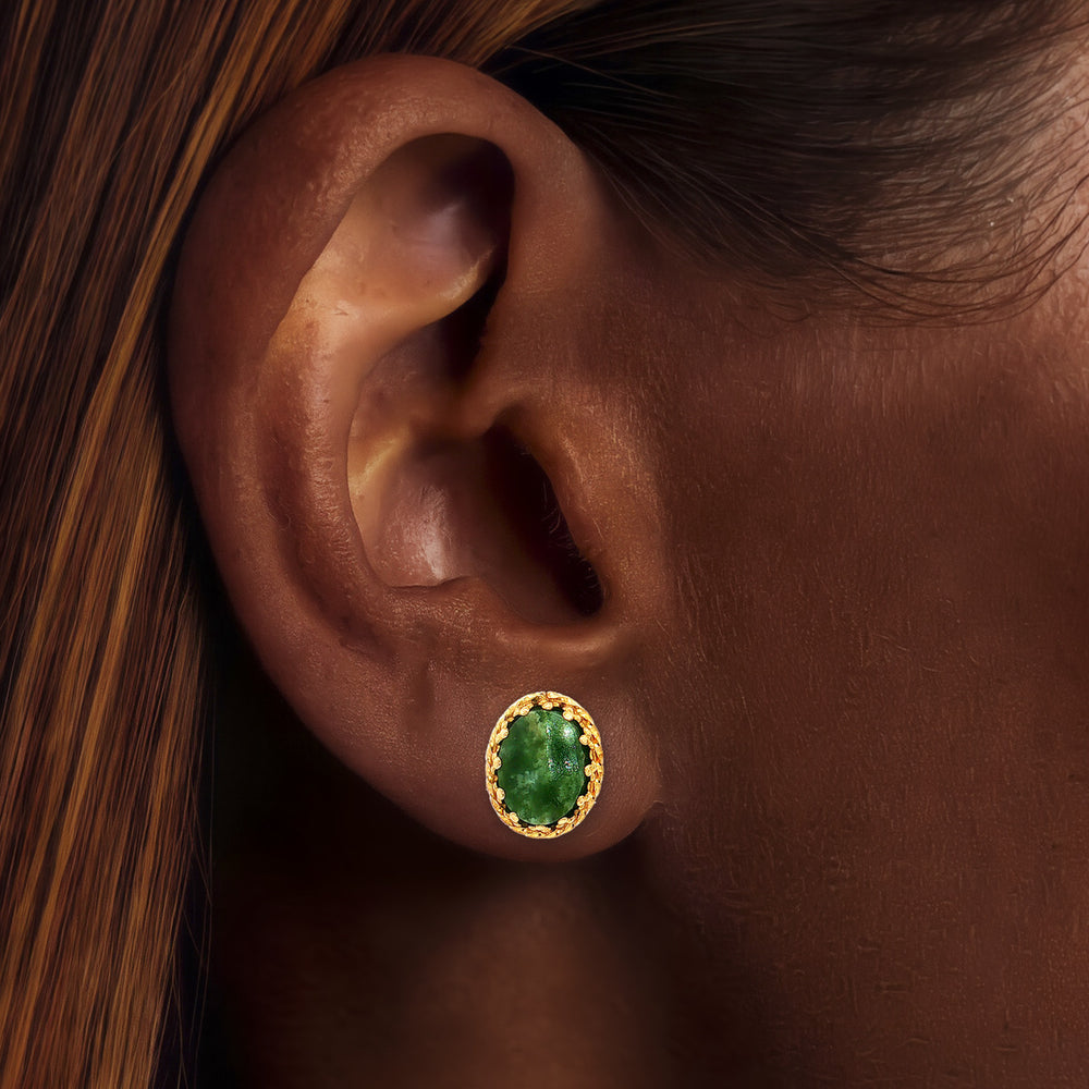 ET9881 shown on the ear (deep skin tone)