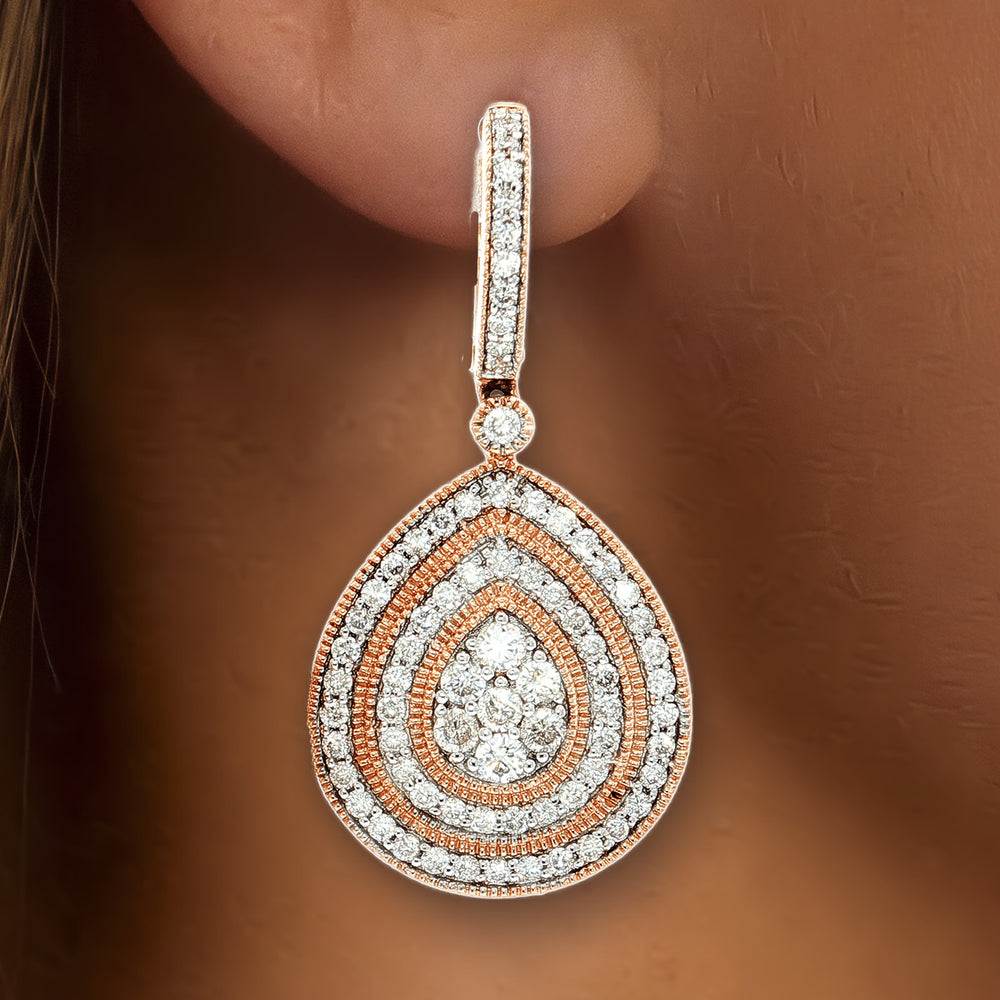 GJE1046 shown on the ear (medium deep skin tone)