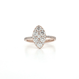 Marquise Cluster Colorless Nearly Flawless Diamond Ring (1 ⅓ ct. tw.) in 14k Rose Gold