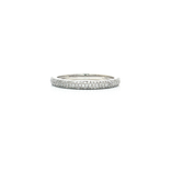 Near-Colorless Diamond Three-Row Pavé Band Ring (¼ ct. tw.) in 14k White Gold