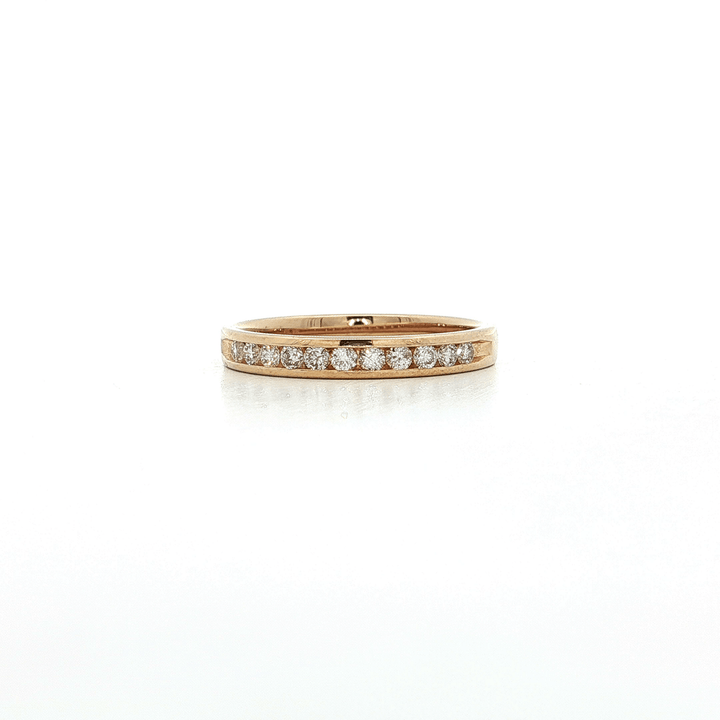 0.20 CTW Round Brilliant Cut Diamond Channel - Set Wedding Band in 14kt Yellow Gold – Jewelry Depot, Inc.