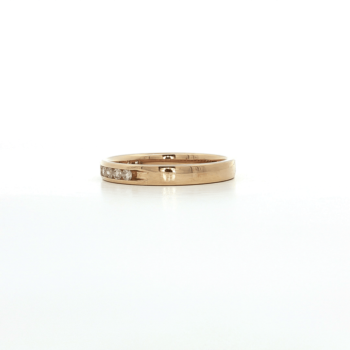 0.20 CTW Round Brilliant Cut Diamond Channel - Set Wedding Band in 14kt Yellow Gold – Jewelry Depot, Inc.