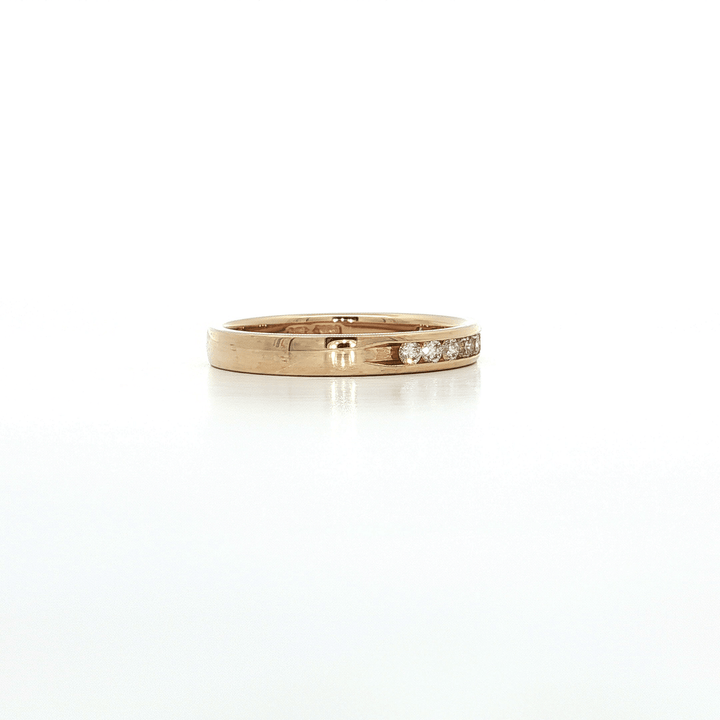 0.20 CTW Round Brilliant Cut Diamond Channel - Set Wedding Band in 14kt Yellow Gold – Jewelry Depot, Inc.