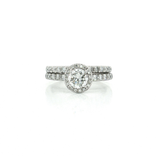 Halo Colorless Diamond Bridal Set (2 ¼ ct. tw.) in 14k White Gold