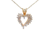 Diamond Heart Pendant Necklace (1 ct. tw.) in 14k Yellow Gold