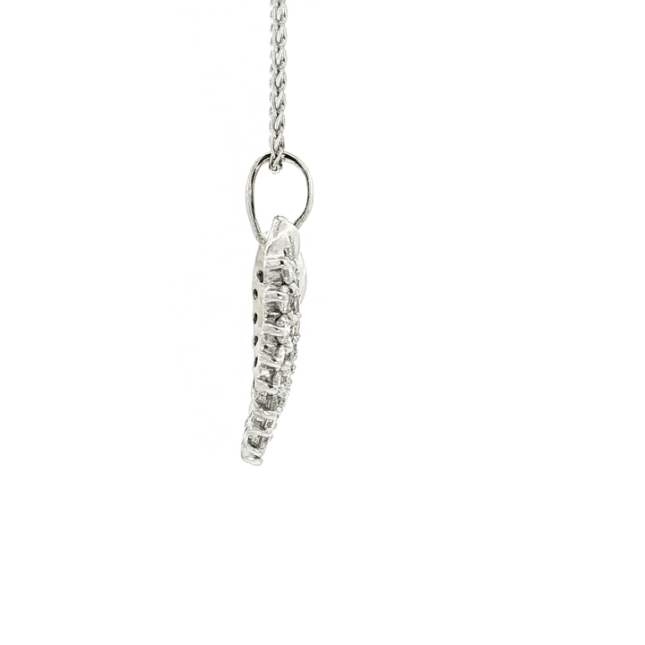 1.00 CTW Natural Near Flawless Diamonds in a Triple Heart Pendant Necklace in 14kt White Gold – Jewelry Depot, Inc.