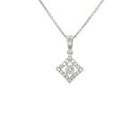 Nearly Flawless Colorless Diamond Pendant Necklace (⅕ ct. tw.) in 18k White Gold