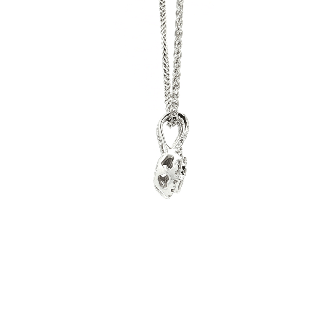 0.49 CTW Nearly Flawless & Colorless Natural Diamond Pendant Necklace in 18kt White Gold – Jewelry Depot, Inc.