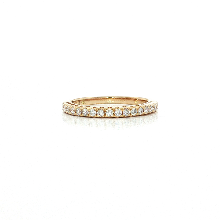 Pavé Near-Colorless Diamond Wedding Band (⅓ ct. tw.) in 14k Yellow Gold