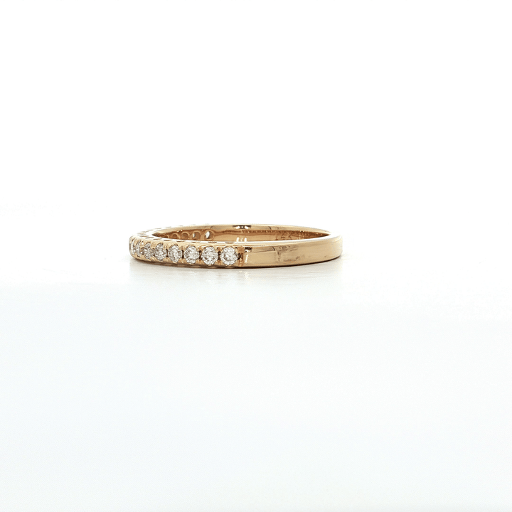 0.27 CTW Near - Colorless Round Brilliant Cut Natural Diamond Wedding Band in 14kt Yellow Gold – Jewelry Depot, Inc.