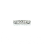 Colorless Nearly Flawless Diamond Wedding Band (½ ct. tw.) in Platinum & 18k White Gold