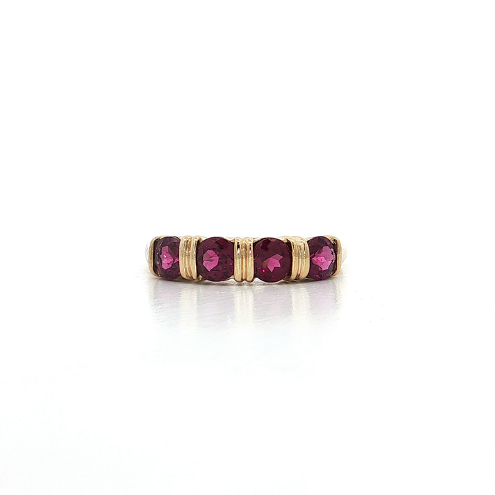 Vivid Deep Pink Tourmaline Ring (1 ct.) in 14k Yellow Gold