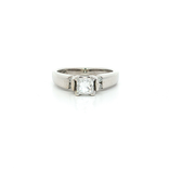 Princess Cut Colorless Diamond Engagement Ring (⅔ ct. tw.) in 14k White Gold