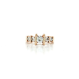 Diamond Graduated Bar-Set Ring (1 ct. tw.) in 14k Yellow Gold