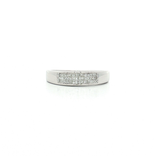 Invisibly-Set Princess Cut Near-Colorless Diamond Band Ring (¼ ct. tw.) in 14k White Gold