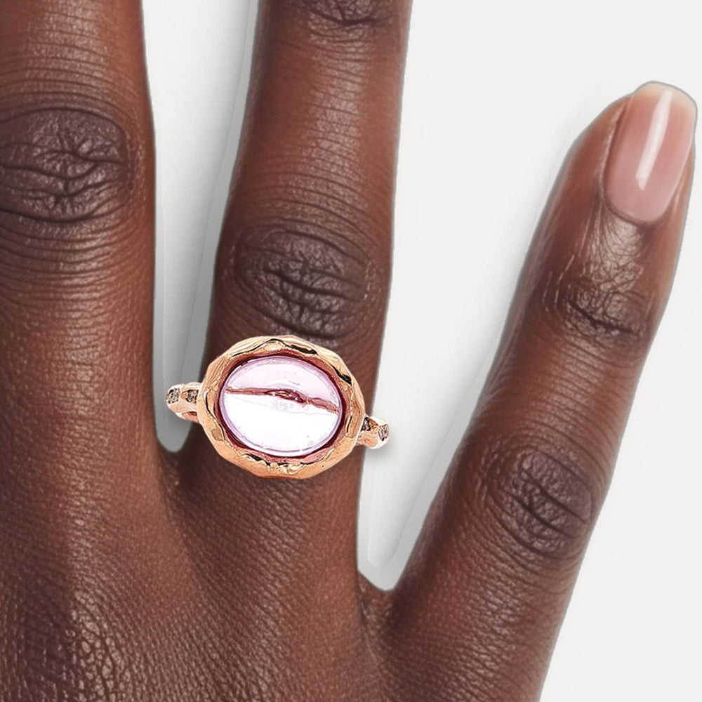 R810647 shown on a hand (deep skin tone)