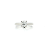 Princess Cut Diamond Solitaire Engagement Ring (¾ ct.) in Platinum & 18k Yellow Gold