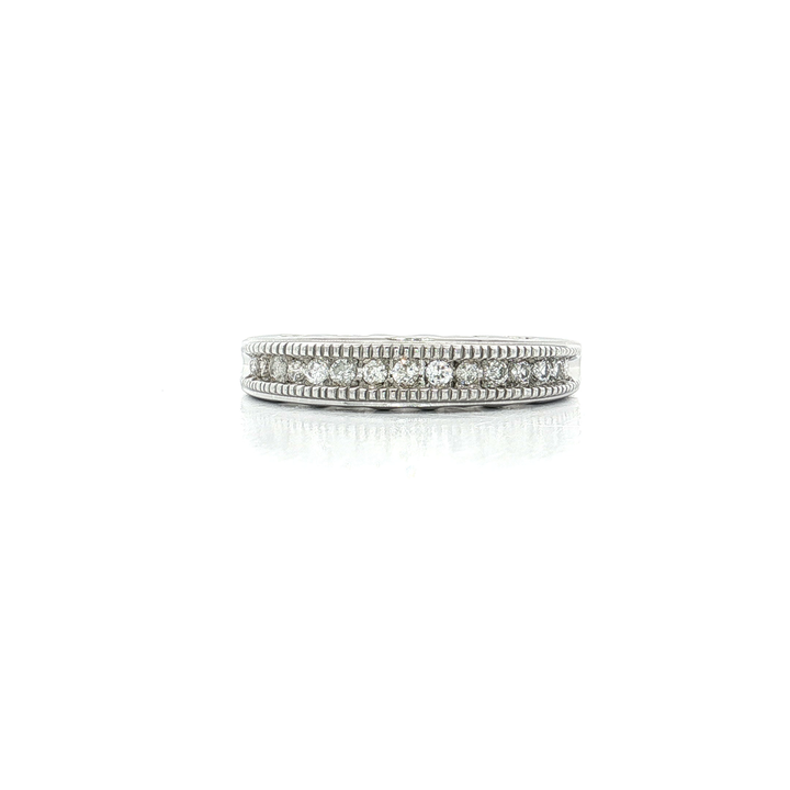 Diamond "❤︎ MOM ❤︎" Band Ring (¼ ct.) in 10k White Gold