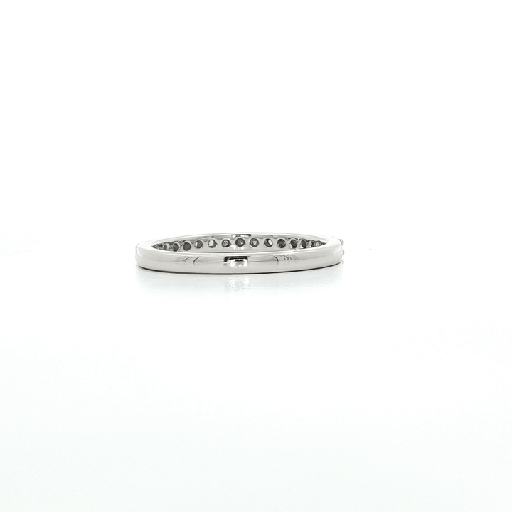 0.35 CTW Colorless Near Flawless Natural Round Brilliant Cut Diamond Wedding Band in 18kt White Gold – Jewelry Depot, Inc.