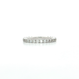 Nearly Flawless Colorless Diamond ¾ Eternity Wedding Band (¾ ct.) in 18k White Gold