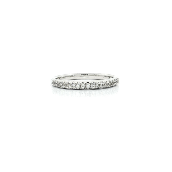0.17 CTW Natural Round Brilliant Cut Diamonds in an 18kt White Gold Wedding Band – Jewelry Depot, Inc.