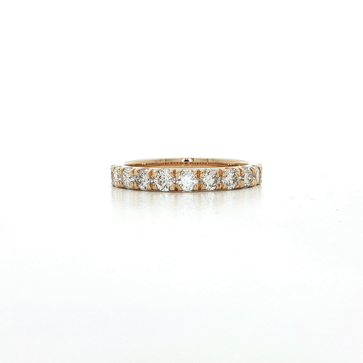 0.80 CTW Natural Round Brilliant Cut Diamond Wedding Band in 14kt Yellow Gold – Jewelry Depot, Inc.