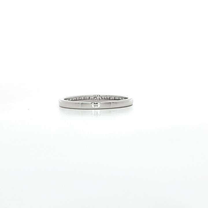 0.30 CTW Natural Round Brilliant Cut Near Colorless Near Flawless Diamond Wedding Band in 14kt White Gold – Jewelry Depot, Inc.