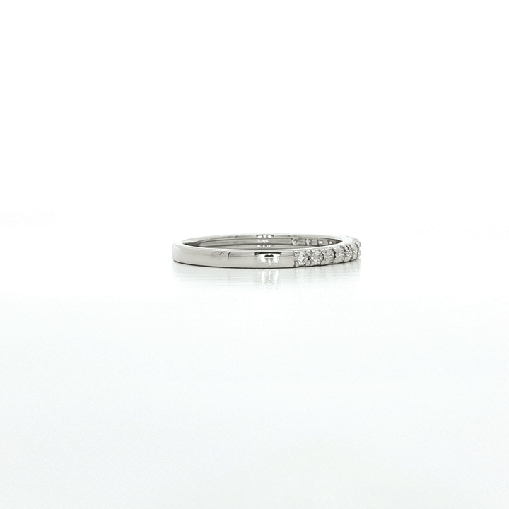 0.30 CTW Natural Round Brilliant Cut Near Colorless Near Flawless Diamond Wedding Band in 14kt White Gold – Jewelry Depot, Inc.