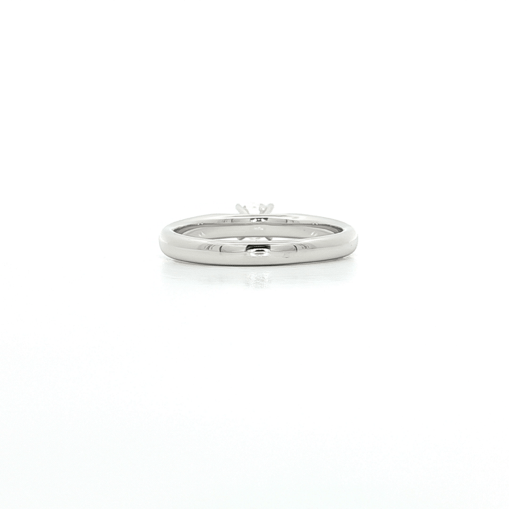 0.45 CT Natural Round Brilliant Cut Near Colorless Diamond Solitaire in 14kt White Gold – Jewelry Depot, Inc.