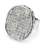 Certified Colorless Invisibly Set Princess Cut Diamond Cluster Ring (8 ½ ct. tw.) in 14k White Gold