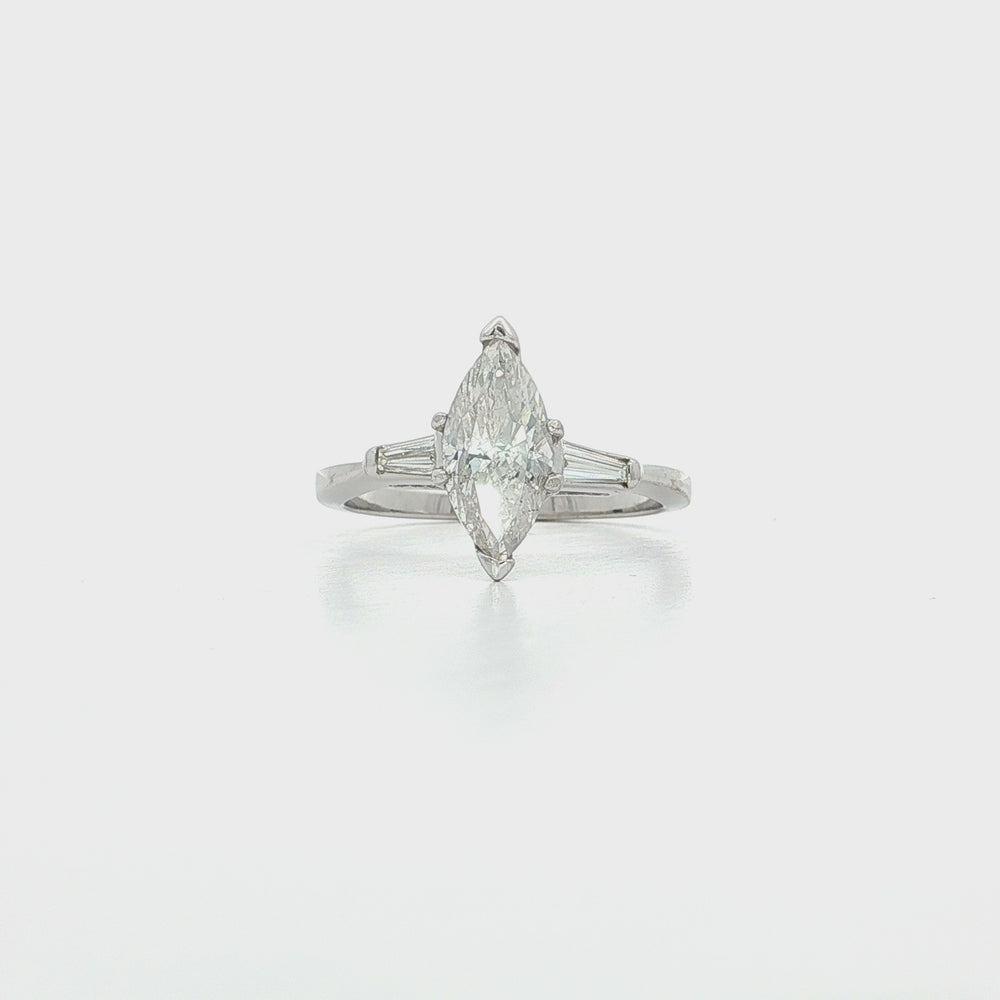 Marquise Cut Diamond Ring (1 ¾ ct. tw.) in 14k White Gold