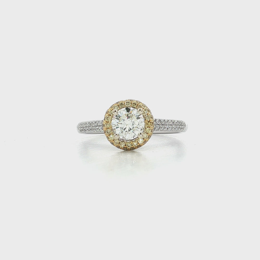 Certified Diamond Engagement Ring