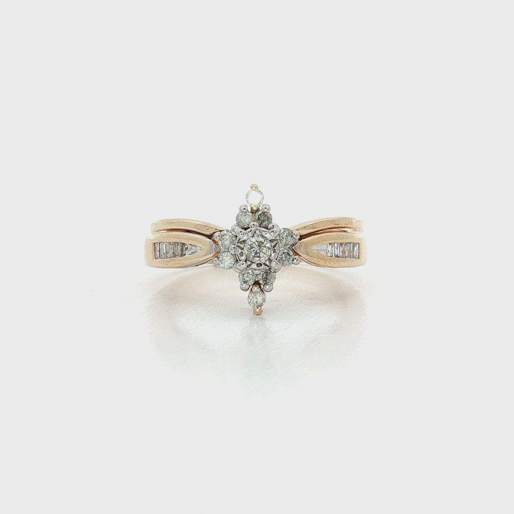 Diamond Wedding Band 10k Yellow Gold