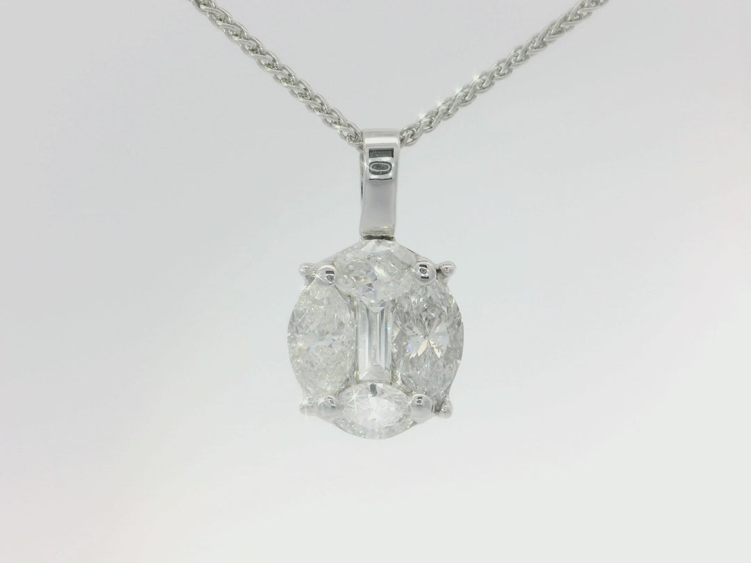 1.40 CTW Diamond Pendant